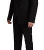 Costume Martini deux pièces noir élégant Dolce &amp; Gabbana