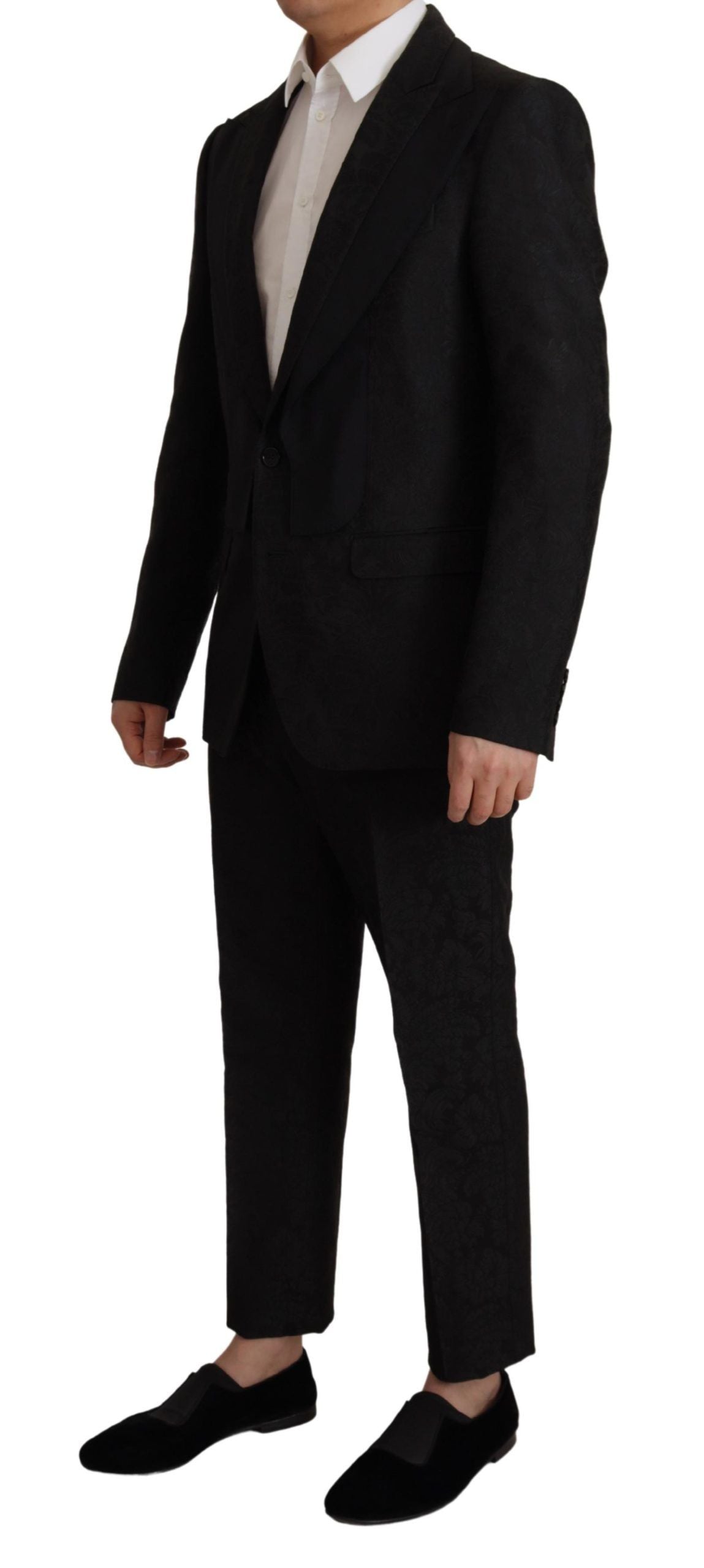 Costume Martini deux pièces noir élégant Dolce &amp; Gabbana