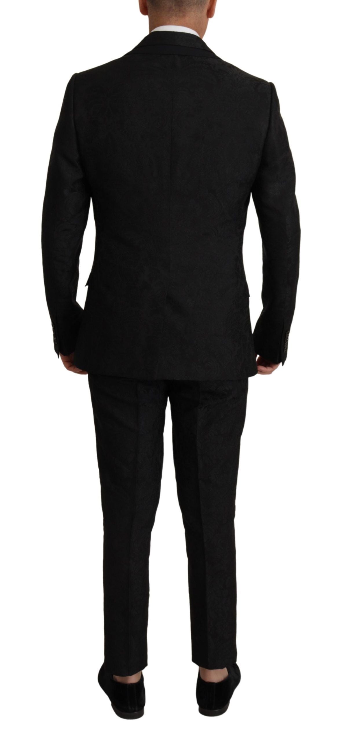 Costume Martini deux pièces noir élégant Dolce &amp; Gabbana