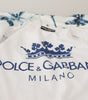 Dolce & Gabbana Multicolor Tree Print Men Full Zip Sweater