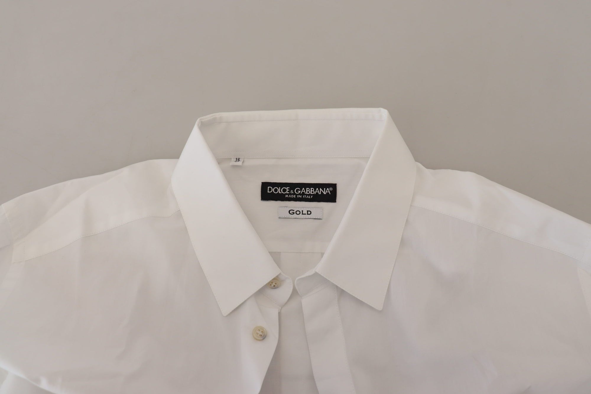 Chemise élégante à plumes de paon blanches Dolce &amp; Gabbana