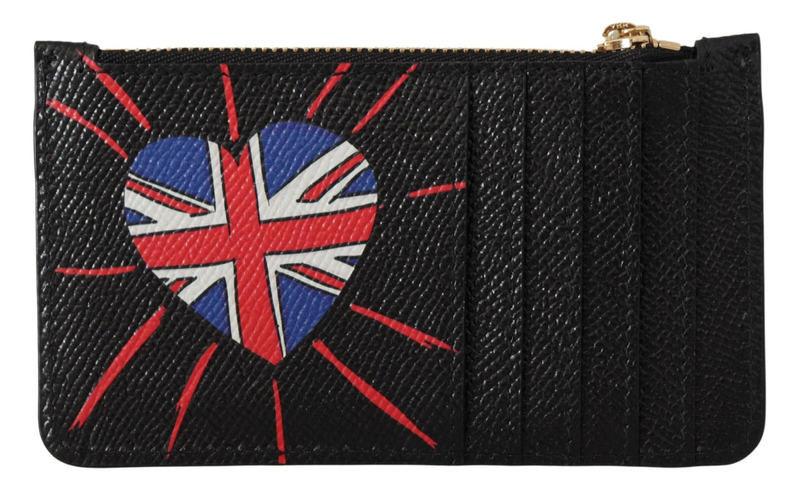 Portefeuille élégant en cuir Dolce & Gabbana avec fermeture zippée