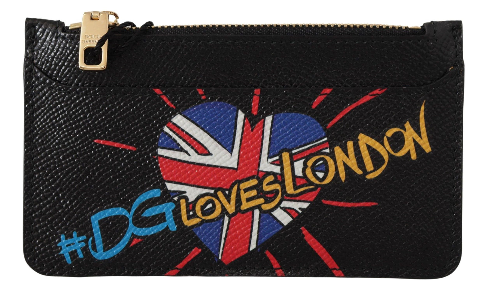 Portefeuille élégant en cuir Dolce & Gabbana avec fermeture zippée