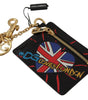 Portefeuille élégant en cuir Dolce & Gabbana avec porte-clés