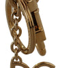 Portefeuille élégant en cuir Dolce & Gabbana avec porte-clés