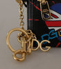 Portefeuille élégant en cuir Dolce & Gabbana avec porte-clés