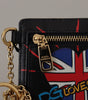 Portefeuille élégant en cuir Dolce & Gabbana avec porte-clés