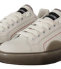 Baskets élégantes en cuir blanc Dolce &amp; Gabbana