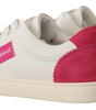 Baskets basses élégantes en cuir blanc Dolce &amp; Gabbana