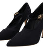 Escarpins chaussettes Dolce &amp; Gabbana Chic Mary Jane noirs avec cristaux