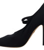 Escarpins chaussettes Dolce &amp; Gabbana Chic Mary Jane noirs avec cristaux