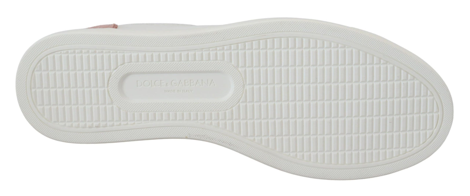 Baskets basses Dolce &amp; Gabbana Chic en cuir blanc et rose