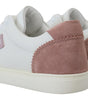Baskets basses Dolce &amp; Gabbana Chic en cuir blanc et rose