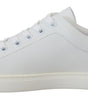 Baskets basses Dolce &amp; Gabbana Chic en cuir blanc et rose
