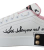 Baskets en cuir chic Queen Crown de Dolce &amp; Gabbana