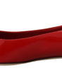 Dolce & Gabbana Red Leather Crystals Loafers Flats Shoes