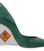 Escarpins à talons en cuir Dolce &amp; Gabbana Emerald Elegance