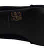 Dolce & Gabbana Black Velvet Crystals Loafers Flats Shoes