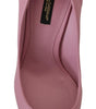 Escarpins en cuir Dolce &amp; Gabbana Devotion en rose