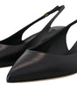 Dolce &amp; Gabbana - Escarpins élégants à bride arrière en cuir noir