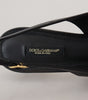 Dolce &amp; Gabbana - Escarpins élégants à bride arrière en cuir noir