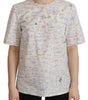 Dolce & Gabbana Algebra Print Round Neck Cotton Tee