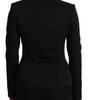 Dolce & Gabbana Black Slim Fit Long Sleeves Snap Jacket