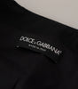 Dolce & Gabbana Black Slim Fit Long Sleeves Snap Jacket