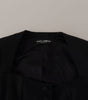 Dolce & Gabbana Black Slim Fit Long Sleeves Snap Jacket