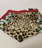 Dolce &amp; Gabbana Elegant Multicolor High Waist Silk Pants
