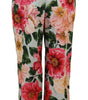 Dolce &amp; Gabbana Exquisite Silk High Waist Pants