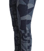 Dolce &amp; Gabbana Elegant Floral High Waist Skinny Jeans