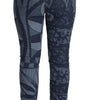 Dolce &amp; Gabbana Elegant Floral High Waist Skinny Jeans
