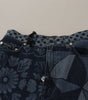 Dolce &amp; Gabbana Elegant Floral High Waist Skinny Jeans