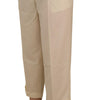 Dolce &amp; Gabbana Elegant Ivory High-Waist Wool Pants