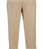 Dolce &amp; Gabbana Elegant Ivory High-Waist Wool Pants