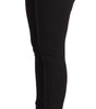 Dolce &amp; Gabbana Sleek Black Cotton Stretch Skinny Jeans