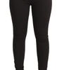 Dolce &amp; Gabbana Sleek Black Cotton Stretch Skinny Jeans