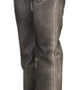 Dolce &amp; Gabbana High Waist Gray Denim Elegance