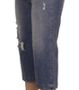 Dolce &amp; Gabbana High Waist Skinny Denim Jeans - Blue