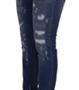 Dolce &amp; Gabbana Chic Low Waist Skinny Denim Jeans
