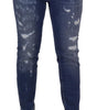 Dolce &amp; Gabbana Chic Low Waist Skinny Denim Jeans