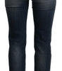 Dolce &amp; Gabbana High Waist Skinny Designer Jeans in Blue