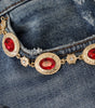Dolce &amp; Gabbana High Waist Skinny Designer Jeans in Blue