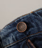 Dolce &amp; Gabbana Chic Boyfriend Cut Mid Waist Denim Jeans