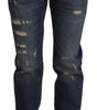 Dolce &amp; Gabbana Chic Boyfriend Cut Mid Waist Denim Jeans