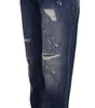 Dolce &amp; Gabbana High Waist Skinny Denim Jeans - Chic Blue Washed