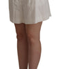 Dolce & Gabbana - Short culotte blanc taille haute élégant