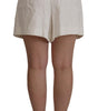 Dolce & Gabbana - Short culotte blanc taille haute élégant