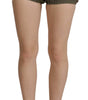 Pantalon taille haute vert armée Dolce & Gabbana